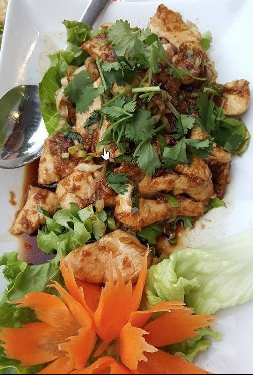 Poulet sauté à la coriandre